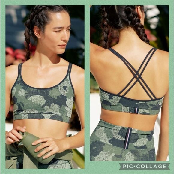 Fourlaps Womens Vitality Printed Fitness Sports Bra Available in 7 colors - Picture 8 of 16